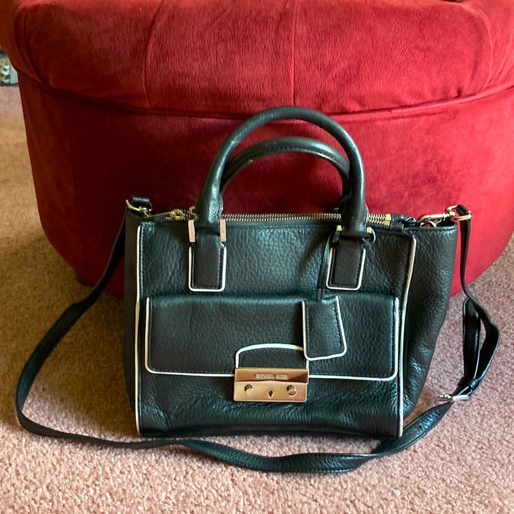 Michael Kors Satchel Pebbled Audrey Leather EUC